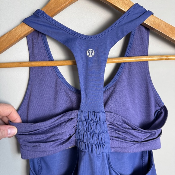 Lululemon Turbo Tank Women's Athletic Workout Top Purple 4 Activewear Running - Picture 6 of 12